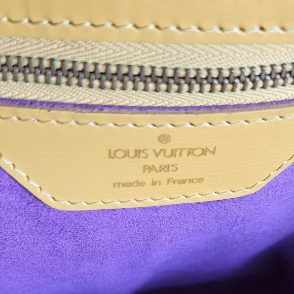 Louis Vuitton Saint-Jacques GM Yellow Epi Leather Tote Bag Vintage- Rare - Picture 13 of 16